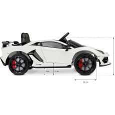 Електромобіль Caretero (Toyz) Lamborghini Aventador SVJ Black